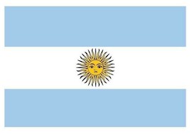 x2 12x8cm Argentina Stickers Flag car South America Buenos Aires laptop wall - £3.48 GBP