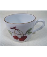 Royal Worcester Evesham Flat Cup with Gold Trim in Fine Porcelain - £9.40 GBP
