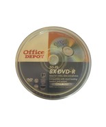 Office Depot 50 PK 8X DVD+R Video Data Photos 4.7 GB 120 Minutes Blank B... - £14.21 GBP