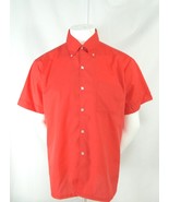 Vintage Marlboro Red Button Front Short Sleeve Cotton Blend Perm Press S... - $54.63 CAD