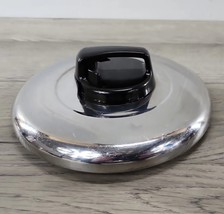 Vintage T-Fal Adjustable Slide Vent Stainless Steel Pot Pan Lid  7&quot; - £11.35 GBP