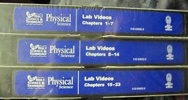 VHS Physical Science Lab Videos Chapters 1-23 NEW - £15.92 GBP