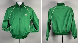 Vintage Pioneer Jacket Mens Medium Green Swingster Seed Corn USA Made Fa... - $39.55