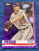 2019 Topps Meijer Purple #398 Erick Fedde Nationals - $2.00