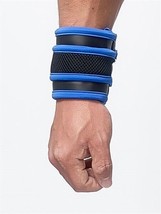 Mister B Neoprene Wrist Wallet  Mesh Wristband Wallet Blue O/S 1 - £43.76 GBP