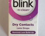 Blink-N-Clean Dry Contacts Lens Drops For Soft &amp; RGP Lenses 0.5oz Exp 08... - $7.21
