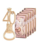 Chic Rose Gold Bottle Openers - 40th Birthday and Anniversary Favors, Pa... - $14.84