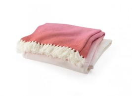 Palermo watermelon ombre wool throw thumb200