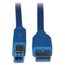 Tripp Lite USB 3.0 Device Cable, A/B, 6 Ft., Blue - £13.06 GBP