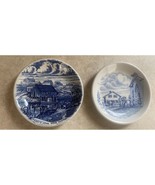 Woods &amp; Sons 4.5&quot; Atlantic Canada Collectors Series Coaster Plates Lot Of 2 - $16.09 CAD