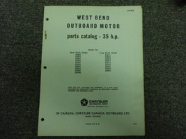 1965 Chrysler Outboard 35 HP Parts Catalog - £19.96 GBP