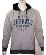 Buffalo David BItton logo men&#39;s hoodie size large  - $79.23