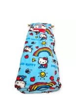 Nwt Sanrio Hello Kitty Hello Wonder Ultra Fine Faux Fur Sky Blue Throw Blanket - $54.44