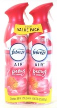 2 Pack Febreze Air 8.8 Oz Limited Edition Peony &amp; Cedar Air Refresher Spray - £15.97 GBP