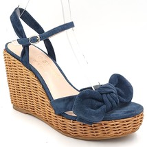 Kate Spade NY Women Ankle Strap Espadrille Sandal Patio Size US 9.5B Blazer Blue - £78.22 GBP