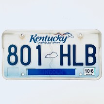 2006 United States Kentucky Lincoln County Passenger License Plate 801 HLB - $11.87