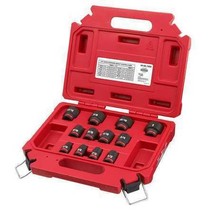 Milwaukee Tool 49-66-7005 3/8 In Drive Impact Socket Set, Sae, 12 Pc. Pcs - £86.49 GBP