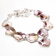 Mother Of Pearl Gemstone Handmade Fashion Ethnic Necklace Jewelry 18&quot; SA 1868 - £14.54 GBP