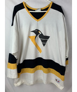 Vintage Pittsburgh Penguins Jersey Mario Lemieux Nutmeg Mills NHL USA 90... - £55.05 GBP