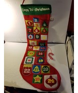 Dan Dee Christmas Stocking Advent Countdown to Christmas Calendar 36 Inches - $18.95