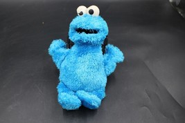 SESAME STREET Cookie Monster 10&quot; Plush Toy Stuffed Animal HASBRO 2010 Blue - £3.11 GBP