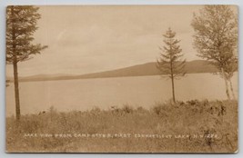 RPPC Lake View From Camp Otter First Connecticut Lake NH 1926 Postcard H25 - £7.79 GBP
