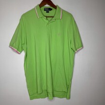 Polo Ralph Lauren XL Green Polo Shirt Vintage Preppy Tennis Golf Classic... - $29.00