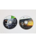 Microsoft Xbox 360 Lot of 2 Halo 3 Halo 4 Video Game Disc Only No Case - $400.06 MXN