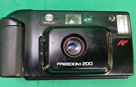 Minolta Freedom 200 AF Point & Shoot 35mm Film Camera Untested - $17.36