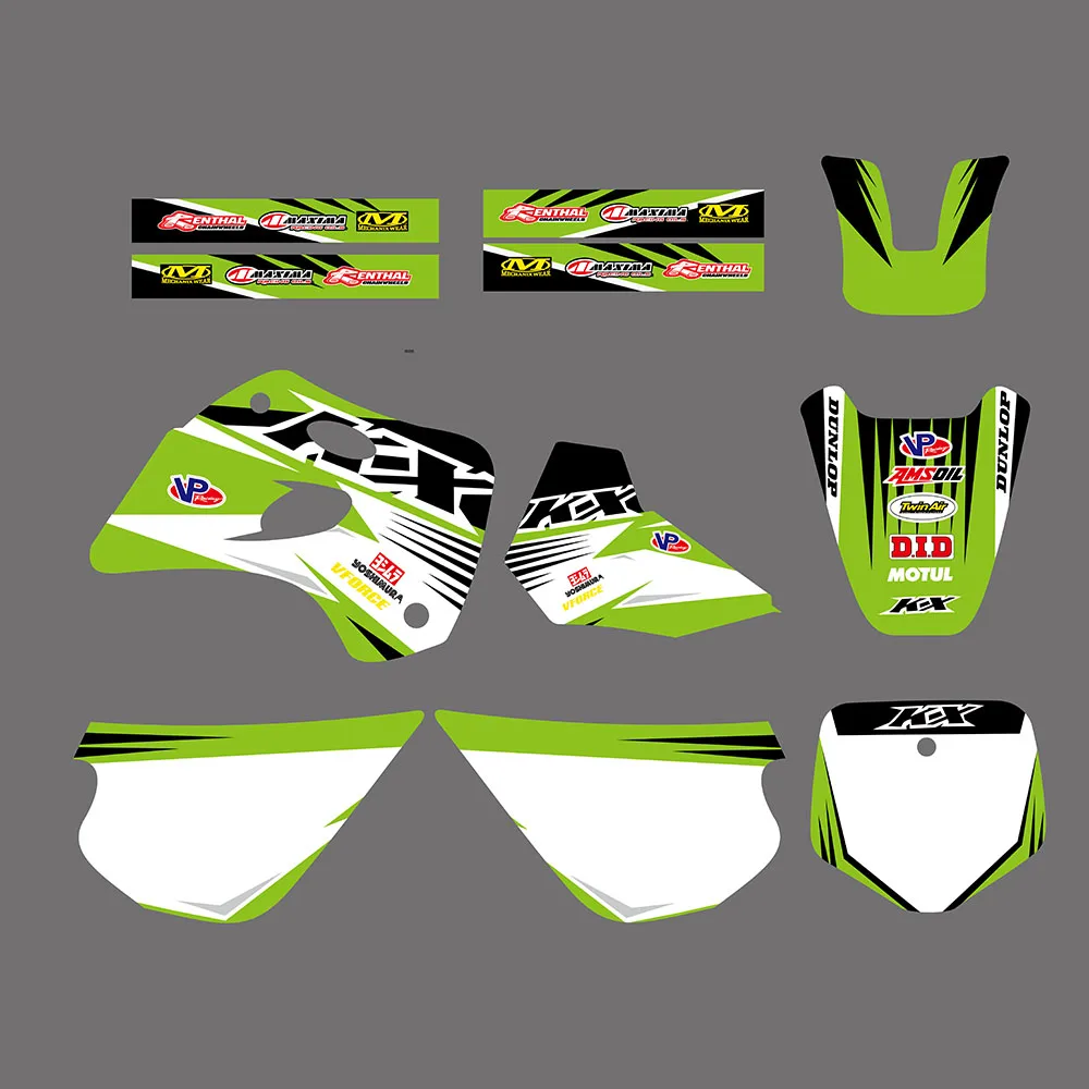 New Style Graphics Backgrounds Decals Stickers   KX80 KX 80 1994 1995 1996 1997  - £269.99 GBP