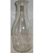 Vintage Dewey Carr Farm Dairy 1-Quart Glass Milk Bottle Jug Barn Dump Dig - £14.71 GBP