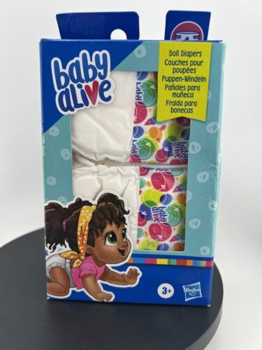 Baby Alive Doll Diaper Refill, Includes 4 Diapers, Toys Accessories - NEW