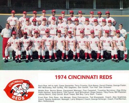 1974 CINCINNATI REDS 8X10 TEAM PHOTO BASEBALL MLB PICTURE - £3.87 GBP