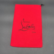 Christian Louboutin Dust Bag Storage Bag 14&quot; x 9&quot; w/red satin interior - £26.15 GBP