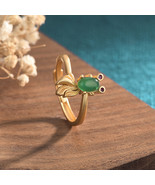 Carp Imitation Jade Open Ring (Adjustable) - $26.02 CAD