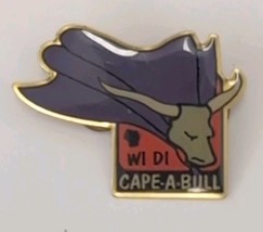 Destination Imagination Wisconsin Cape A Bull Trading Pin Jewelry  - $9.89
