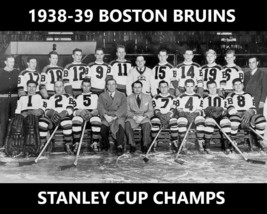 BOSTON BRUINS 1938-39 TEAM 8X10 PHOTO HOCKEY PICTURE NHL STANLEY CUP CHAMPS - £3.88 GBP