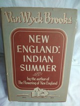 New England: Indian Summer Van Wyck Brooks Hardcover Dust Jacket 1940 - £11.82 GBP