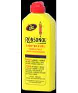 RONSONOL Lighter Fluid Fuel 5 oz + 6 RONSON FLINTS by zippo wick lighter... - $28.21
