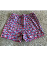 Carters Boys Red White Blue Plaid Shorts 6 Months - $4.90