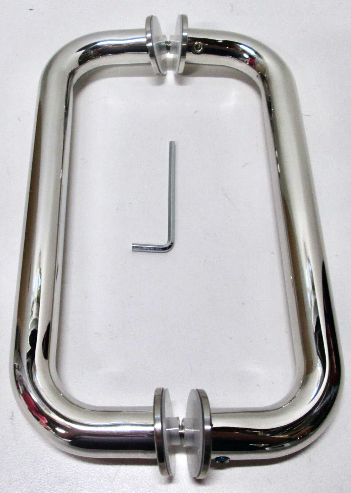 Sure-Loc SHR126 Chrome 8&quot; Center to Center Back to Back Shower Door Handle - $23.74