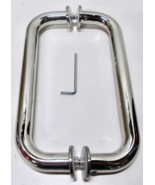 Sure-Loc SHR126 Chrome 8&quot; Center to Center Back to Back Shower Door Handle - $32.55 CAD