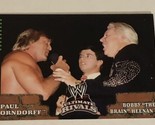 Paul Orndorff Vs Bobby Brain Heenan Trading Card WWE Ultimate Rivals 200... - £1.54 GBP