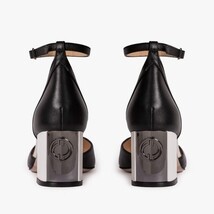 The Noella Black Leather Women Sandal image 4