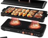 2-In-1 Electric Griddle &amp; Induction Cooktop And 1800W Induction Burner W... - $257.99