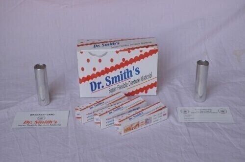 Dr. SMITH Flexible Denture Light Pink Material Box of 14 Cartridges SIZE XL - $93.05
