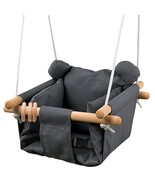 Baby Canvas Hanging Swing Seat Toddler Secure Indoor &amp; Outdoor Hammock T... - £61.86 GBP