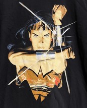 ALEX ROSS Wonder Woman Deflect Graphitti Designs Y2K T-Shirt SMALL ⭐NEW⭐ - $20.96