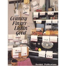 Vintage Cross Stitch Patterns, Country Finger Lickin Good by Dale Burdett - $14.52