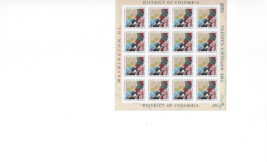 US Stamps/Postage/Sheets Sc #3813 District of Columbia MNH F-VF OG FV $5.92 - £5.78 GBP